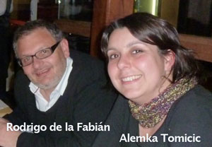 Picture of Rodrigo de la Fabián and Alemka Tomicic