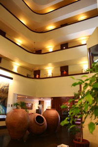 picture of lobby of galerias hotel
